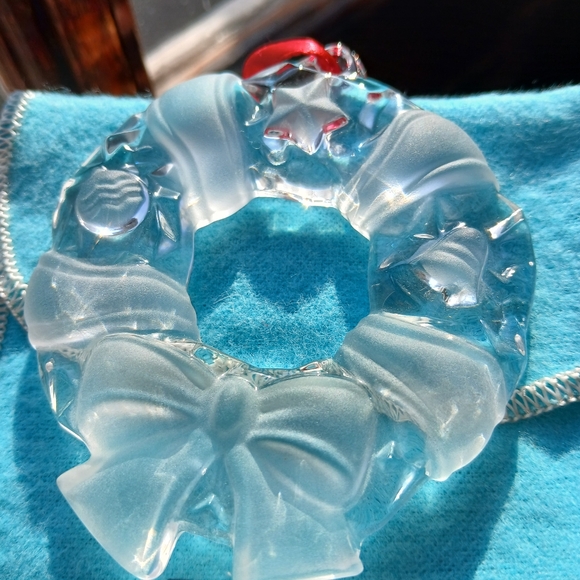 Tiffany and co crystal wreath